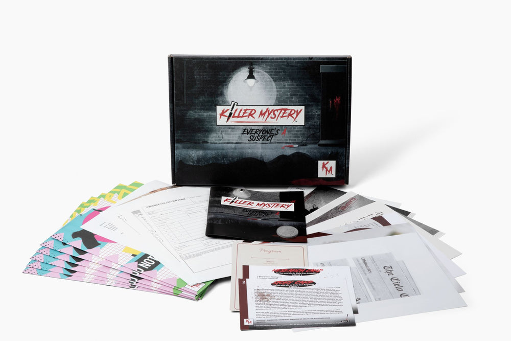 Murder Mystery Game Subscription Box - Cratejoy